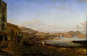 Giacinto Gigante Marina di Posillipo oil painting